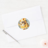 Stickers Homme au fromage idiot (Enveloppe)