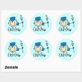 Stickers Homme Electricien (Feuille)