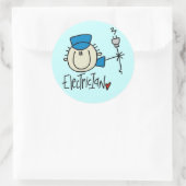 Stickers Homme Electricien (Sac)
