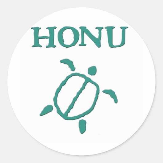 Stickers Honu Petroglyph (Devant)