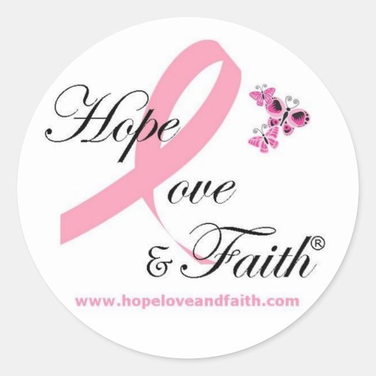 Stickers Hope Love & Faith (Devant)