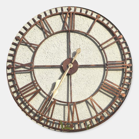 Stickers Horloge ronde (Devant)