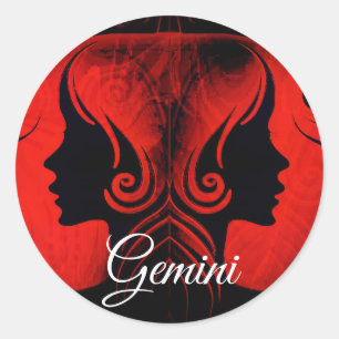 Stickers Horoscope Zodiac Gemini Twins