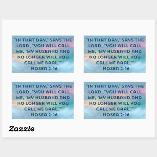 Stickers Hosea 2:16 (Feuille)