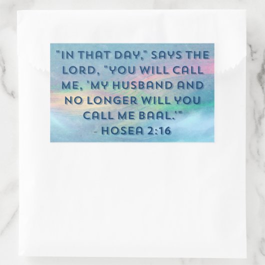 Stickers Hosea 2:16 (Sac)