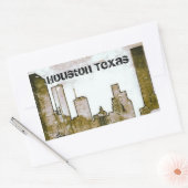 Stickers Houston Texas Skyline (Enveloppe)
