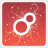 Stickers huit décoratifs (Devant)