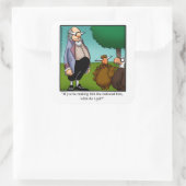 Stickers Humour Thanksgiving amusant (Sac)