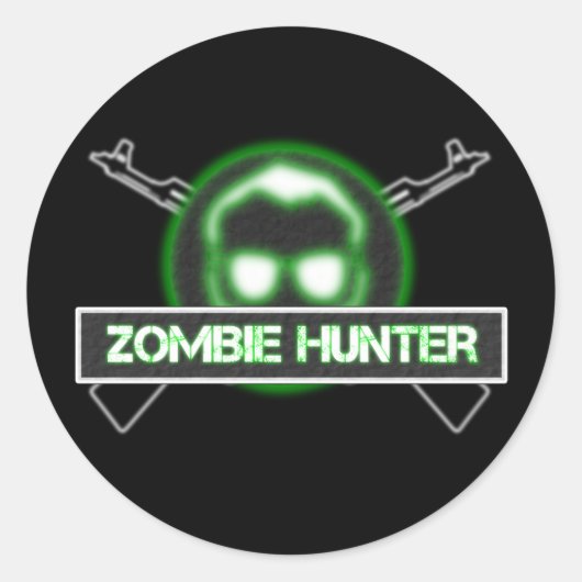 Stickers Hunter Zombie (Devant)