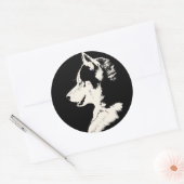Stickers Husky Siberian Husky Stickers Malamute (Enveloppe)