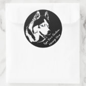 Stickers Husky Siberian Husky Stickers Malamute (Sac)