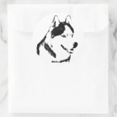Stickers Husky Siberian Husky Stickers Malamute (Sac)