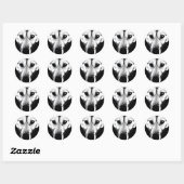 Stickers Husky Siberian Husky Wolf Stickers (Feuille)