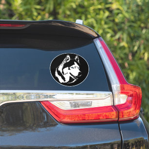 Stickers Husky Sibérie Husky Décalage Malamute