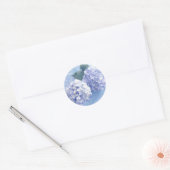 Stickers-Hydrangea Flowers Ronde Sticker (Envelop)
