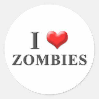 Stickers I Heart Zombies 001