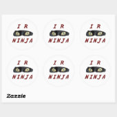 Stickers I-R-Ninja (Feuille)