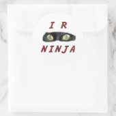 Stickers I-R-Ninja (Sac)