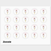 Stickers Ice Cream Party (Feuille)