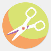 Stickers Icon Ciseaux (Devant)