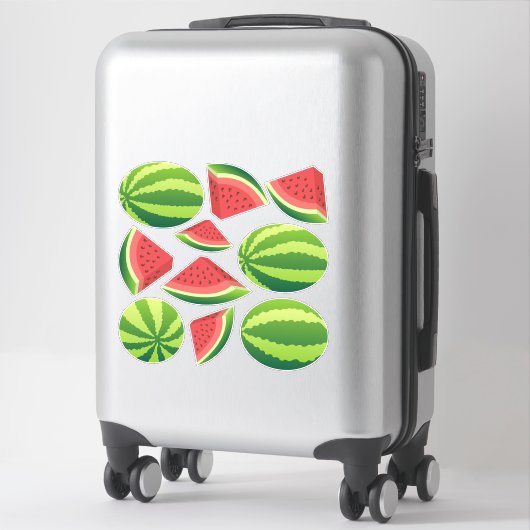 Stickers Icon Set Watermelon (Sur valise)