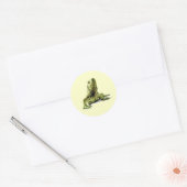 Stickers Iguana Vert (Enveloppe)
