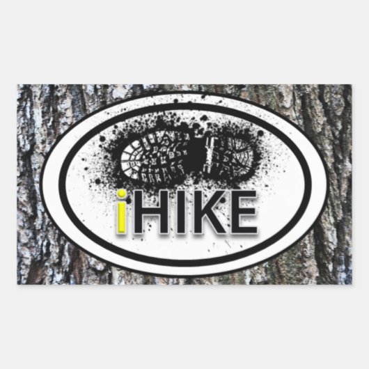 Stickers "iHIKE" pour imprimer les étiquettes d'am (Devant)