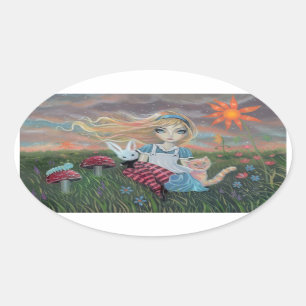 Stickers Imaginaire Alice au pays des merveilles