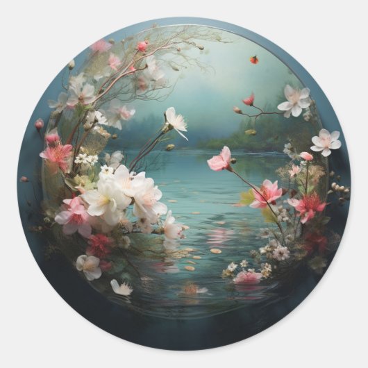 Stickers Imaginaire floral - Une explosion de bell (Devant)