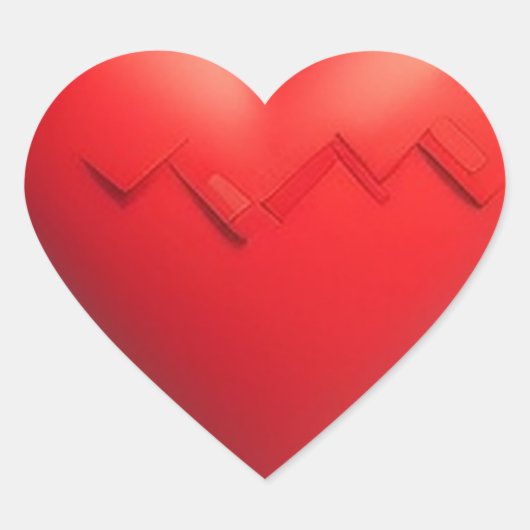 Stickers in het rode hart, opvliegend (Voorkant)