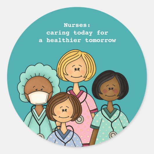 Stickers Infirmière Merci (Devant)