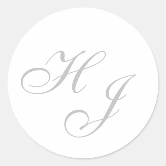 Stickers "Initiales"/Sceau d'enveloppe (Devant)