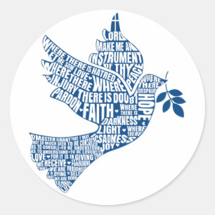 Stickers : Instruments de Paix (Saint François)