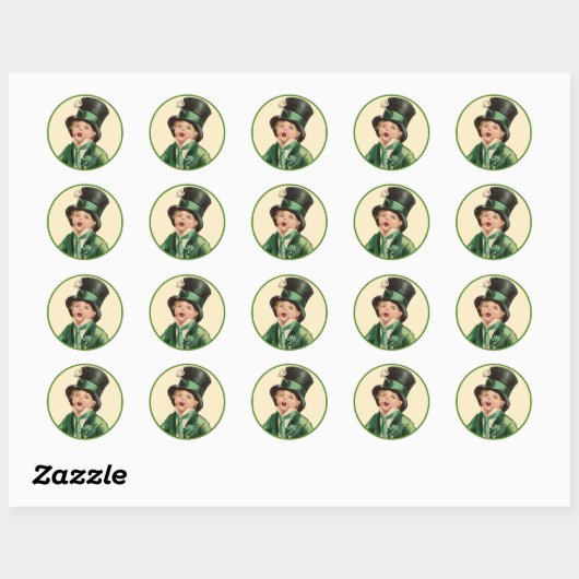 Stickers Irish Boy Singers (Feuille)