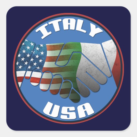 Stickers Italie USA (Devant)