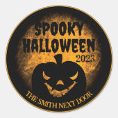 Stickers Jack-O-Lantern Halloween heureux (Devant)