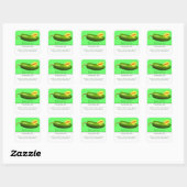 Stickers Jalapeño Square personnalisables (Feuille)