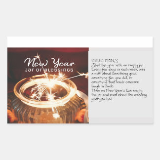 Stickers Jar des Bénédictions du Nouvel An