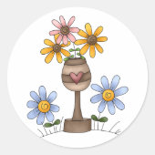 Stickers Jardin De Fleurs (Devant)