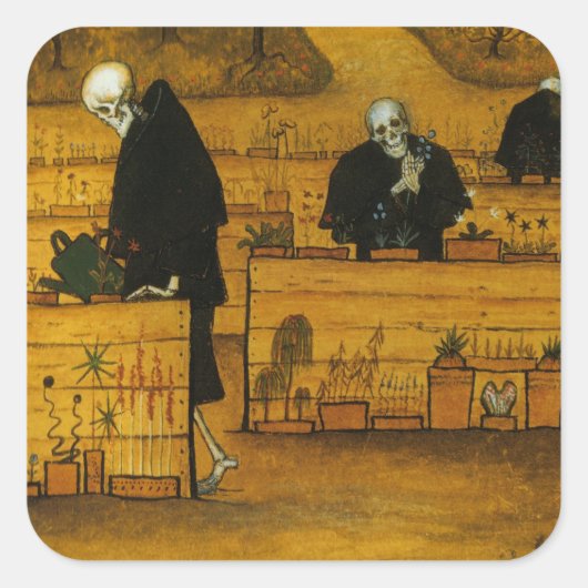 stickers Jardin de la mort de Simberg (Devant)