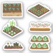 Stickers Jardin de légumes (Devant)