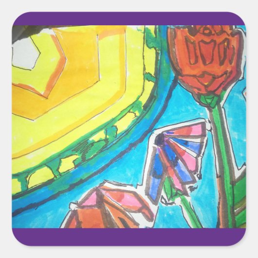 Stickers Jardin de verre (Devant)