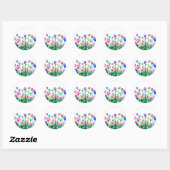 stickers jardin Empreinte de patte (Feuille)