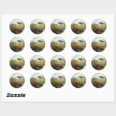 Stickers Jardin Monet Rose (Feuille)