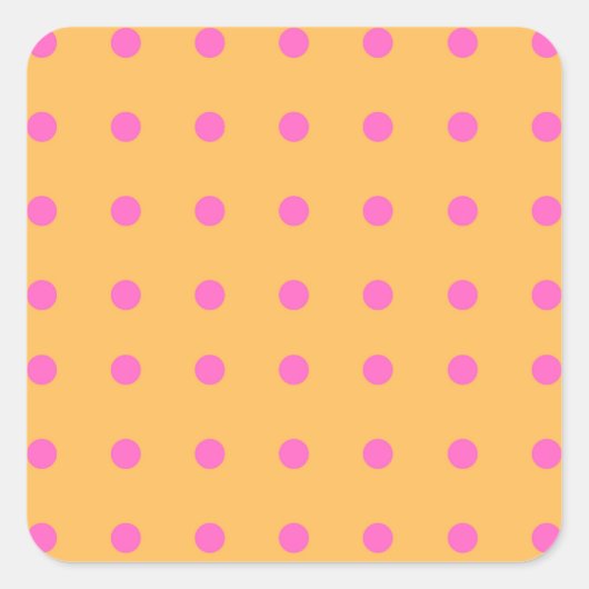 Stickers Jaune avec points roses_Fun (Devant)