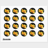 Stickers Jaune Cymbidium (Feuille)