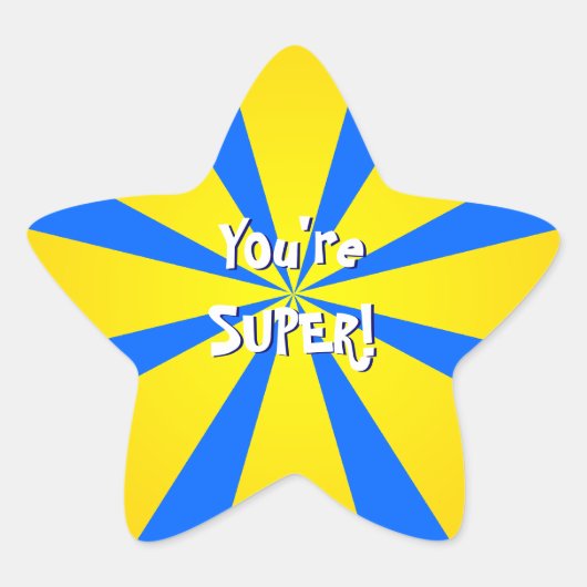 Stickers Jaune et Bleu (Devant)