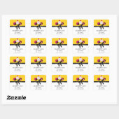Stickers Jaune Pops Cake (Feuille)