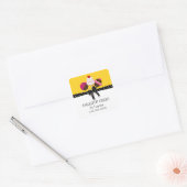 Stickers Jaune Pops Cake (Enveloppe)