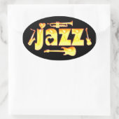 Stickers Jazz ovale (Sac)